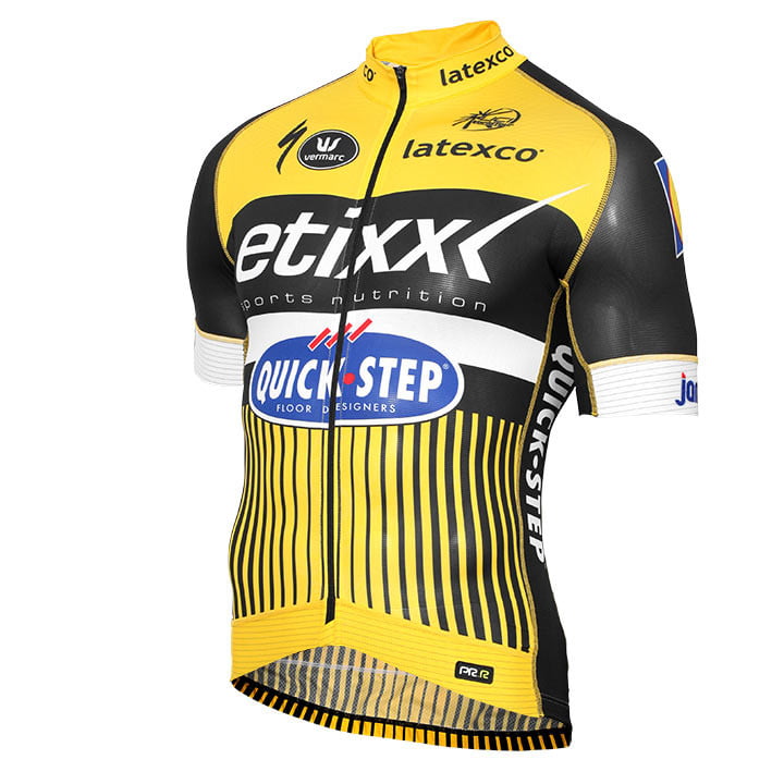 ETIXX-QUICK STEP Short Sleeve Jersey PRR TDF Edition yellow 2016