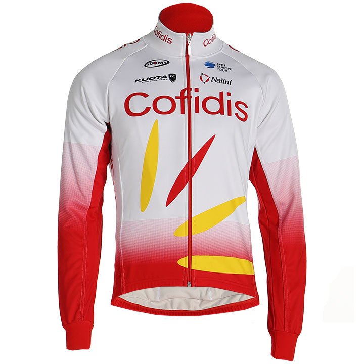 COFIDIS-SOLUTIONS CREDITS 2019 Thermal Jacket, for men, size S, Winter jacket, Cycling clothing