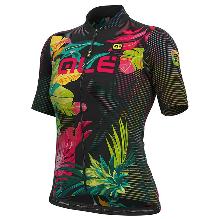 ALÉ Damesshirt Tropika damesfietsshirt, Maat L, Fietsshirt, Fietskleding
