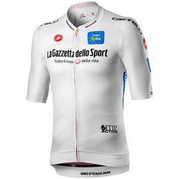 Maillot mangas cortas Race GIRO D'ITALIA Maglia Bianca 2020 CASTELLI Maillot mangas cortas Race GIRO D'ITALIA Maglia Bianca 2020