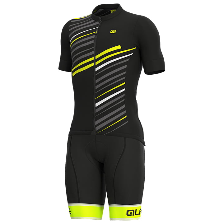 ALÉ Flash Set (fietsshirt + fietsbroek) set (2 artikelen), voor heren