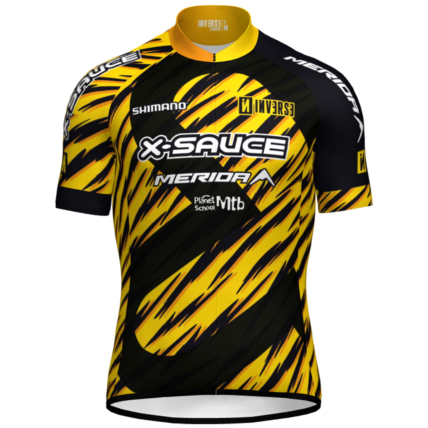 X-SAUCE FACTORY TEAM 2025 fietsshirt met korte mouwen, voor heren, Maat M,