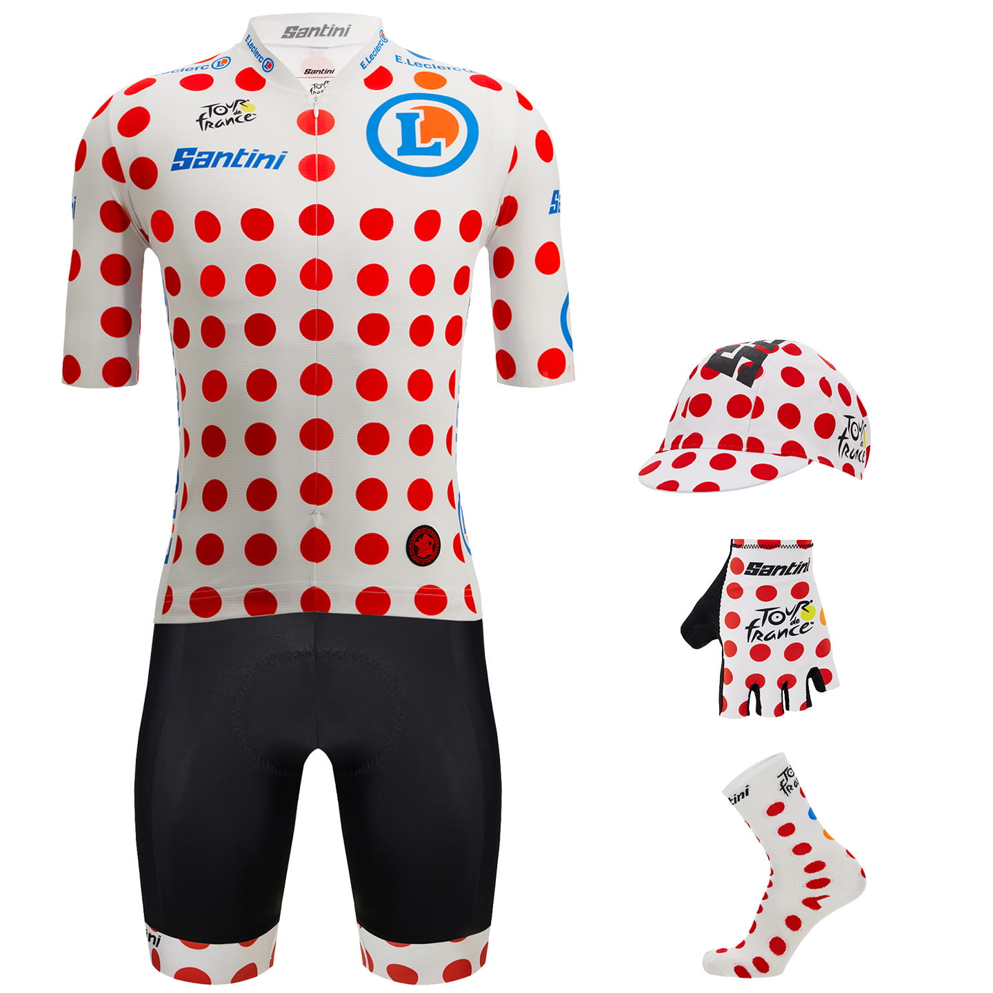 TOUR DE FRANCE Race 2024 Maxi-Set (5 stukken) maxiset (5 artikelen), voor heren,