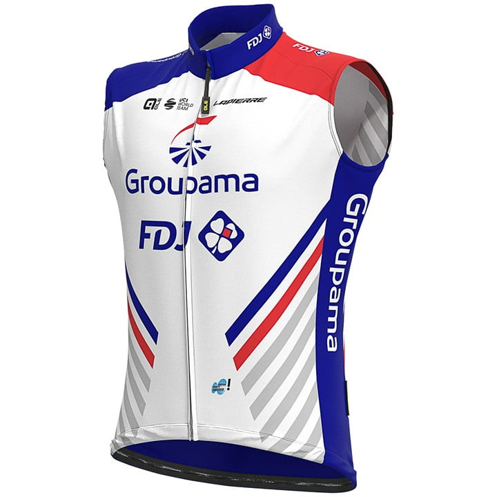 GROUPAMA FDJ Wind Vest 2020, for men, size S, Cycling vest, Cycling clothing