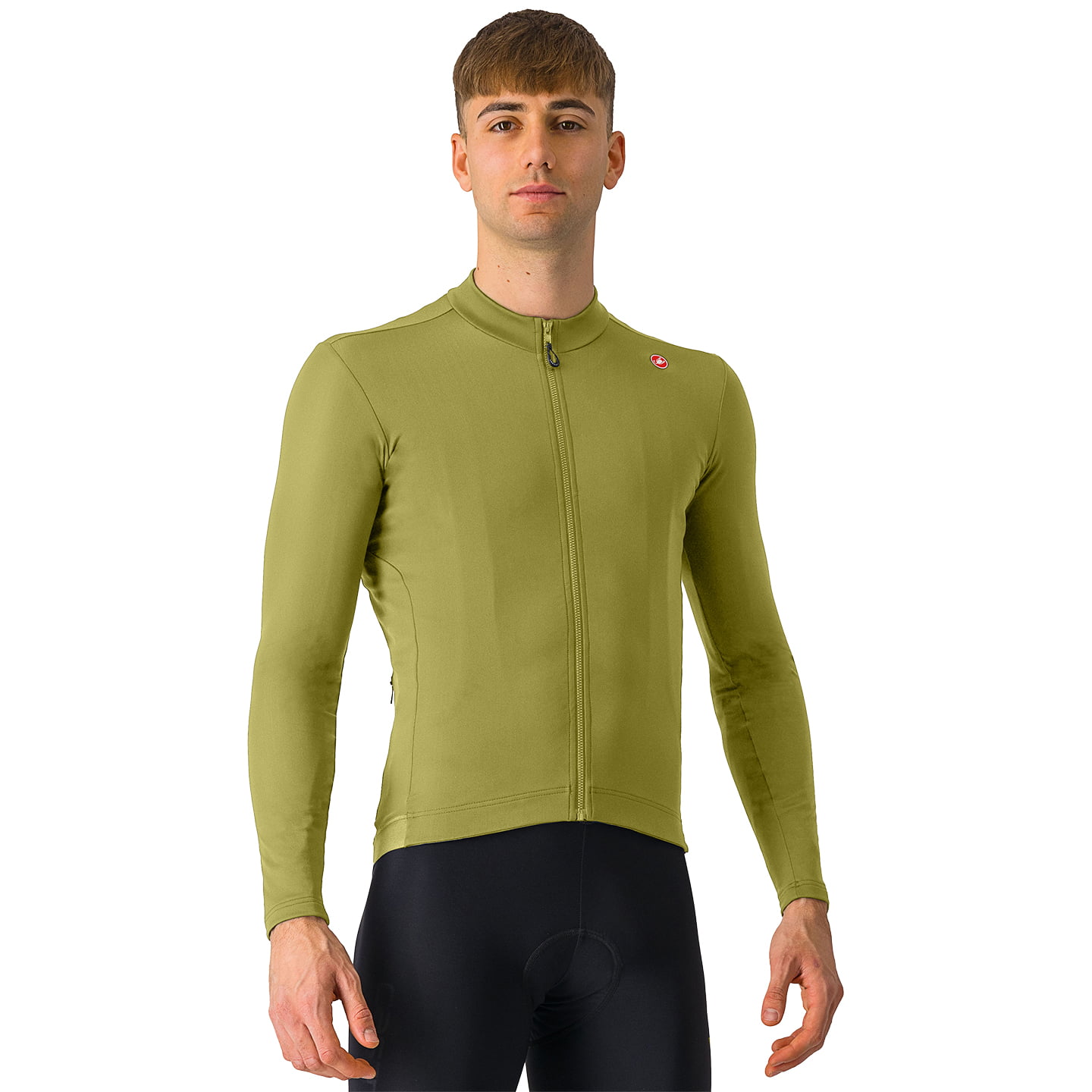 CASTELLI Espresso fietsshirt met lange mouwen, voor heren, Maat 2XL,