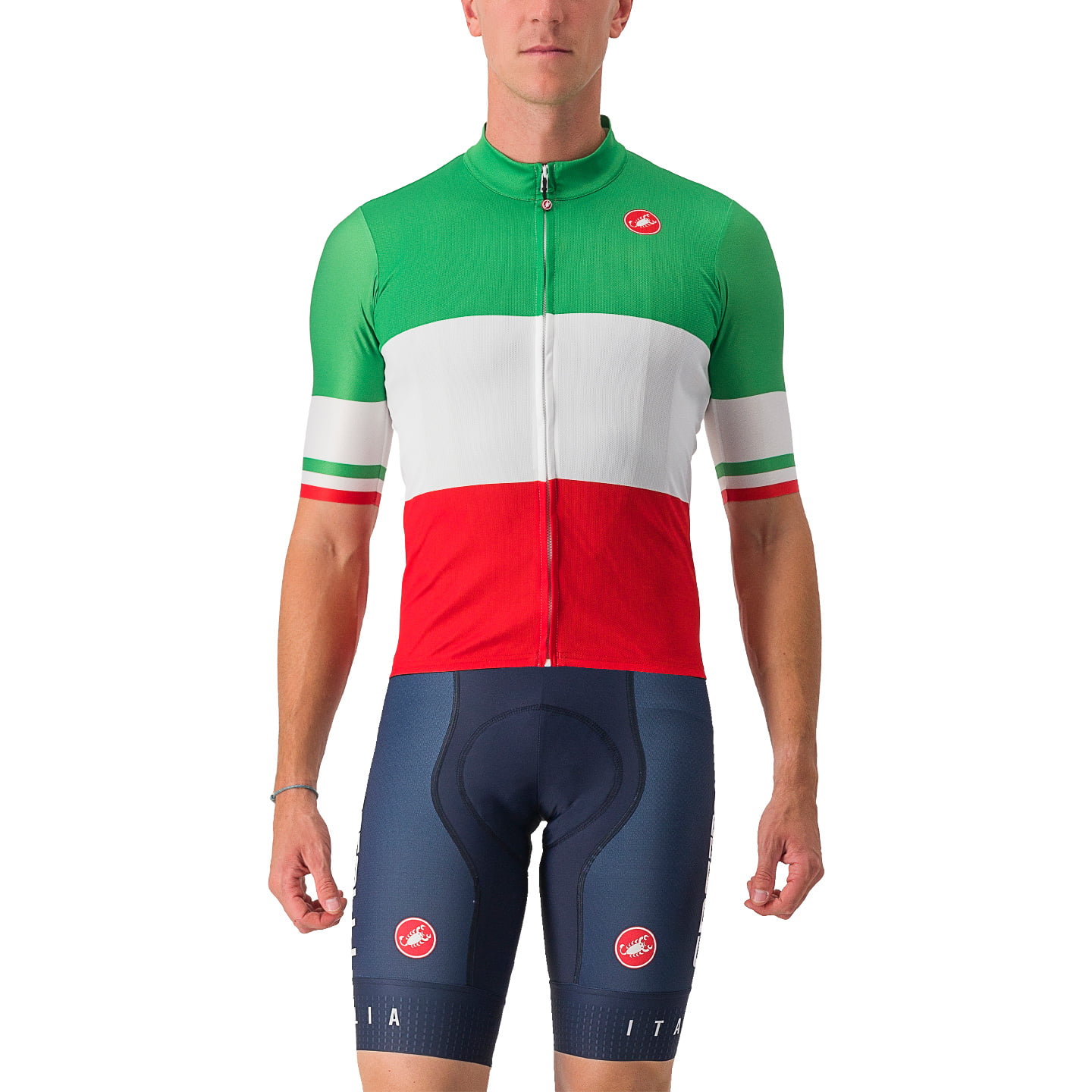 ITALIAN NATIONAL TEAM 2024 Set (cycling jersey + cycling shorts) Set (2 pieces), for men, Cycling clothing