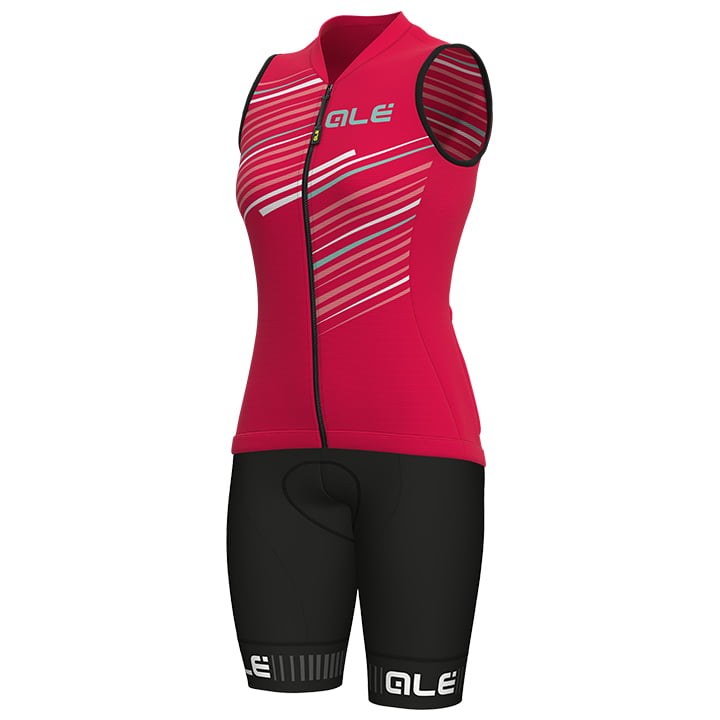 ALÉ ärmellos Flash Dames set (fietsshirt + fietsbroek) dames set (2 artikelen),