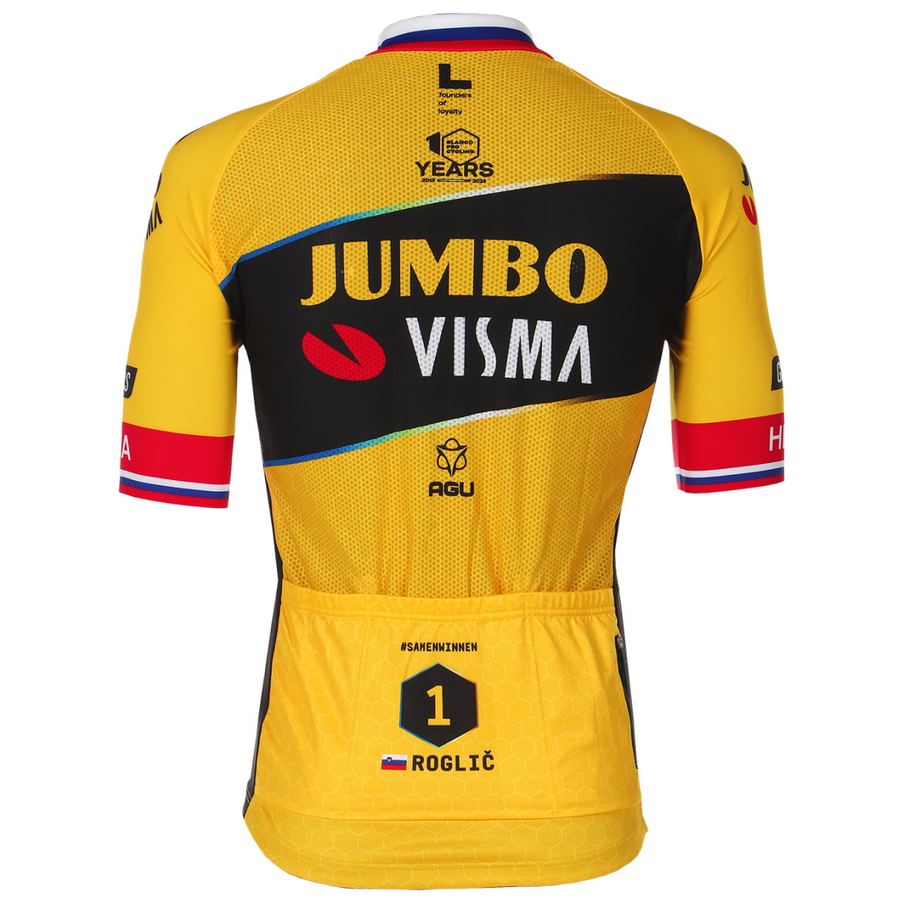 TEAM JUMBO-VISMA Koszulka z krótkim rękawem Primoz Roglic 2023
