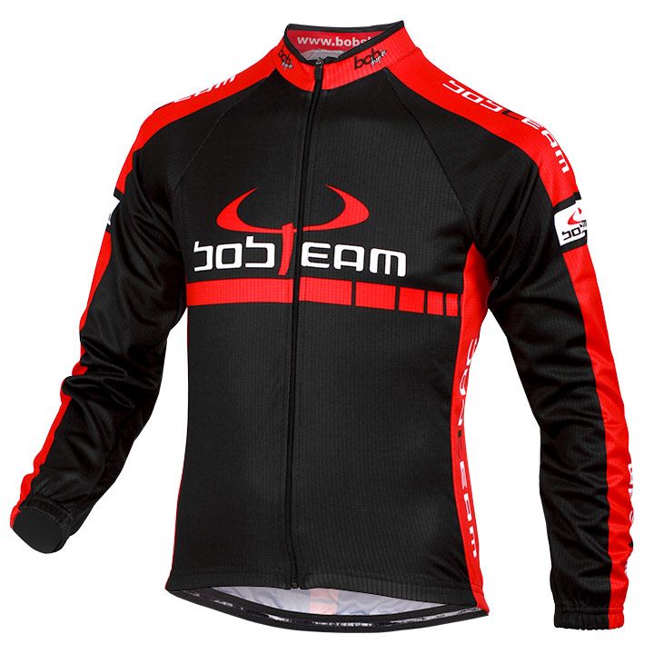 Kids cycle jersey, BOBTEAM Kids Infinity Long Sleeve Jersey, size L, Kids cycle clothing