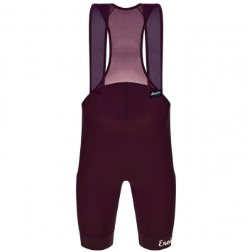 SANTINI  Krótkie spodnie na szelkach Eroica Vigna