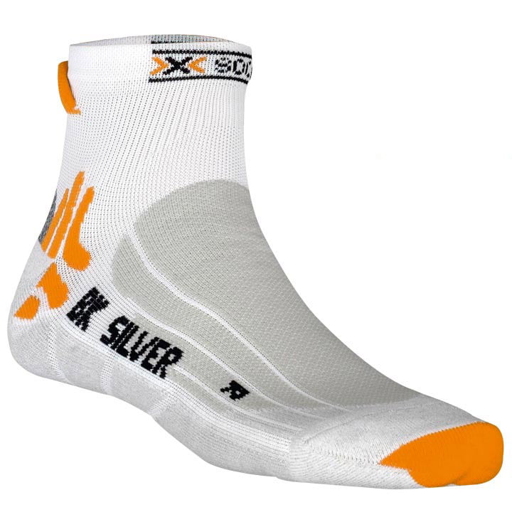 Calcetines X-Socks Bike Silver blanco-gris