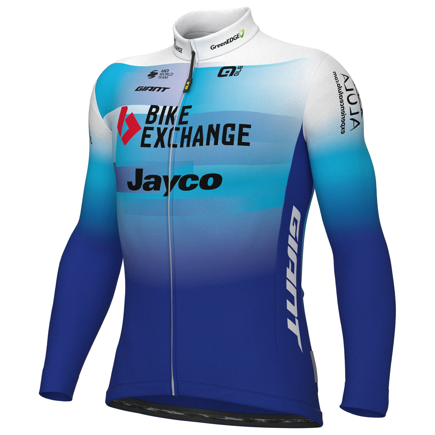 TEAM BIKEEXCHANGE-JAYCO 2022 Long Sleeve Jersey, for men, size 3XL, Bike shirt, Cycling gear