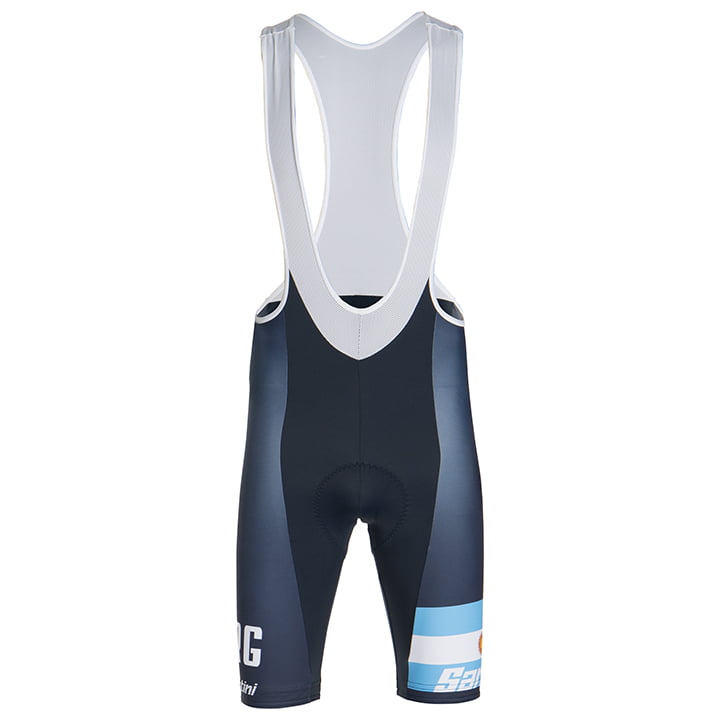 ARGENTINIAN NATIONAL TEAM Bib Shorts 2022, for men, size L, Cycle shorts, Cycling clothing