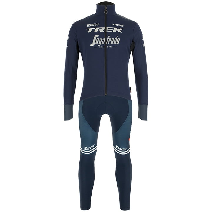 Set (chaqueta de invierno + culotte largo de ciclismo) TREK-SEGAFREDO 2021, para