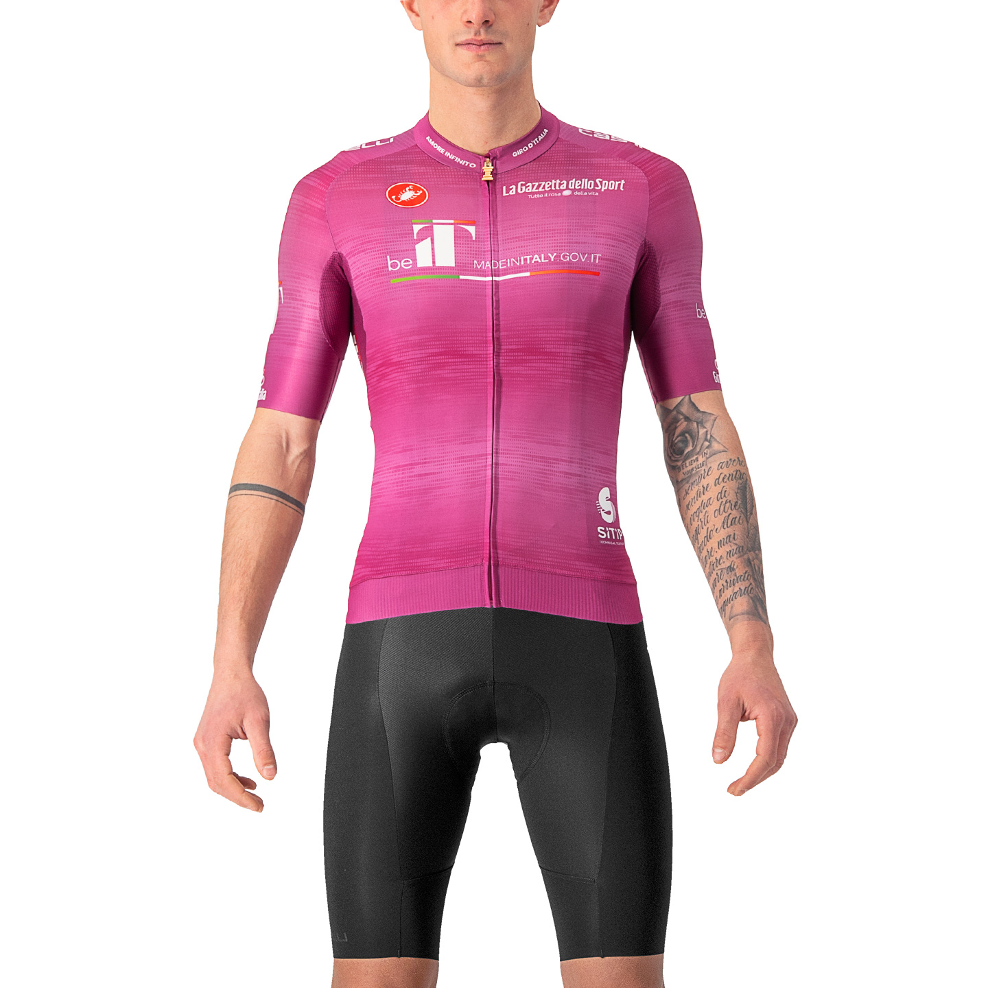 Set (maillot + culotte de ciclismo) GIRO D'ITALIA Maglia Ciclamino Race 2022 Set