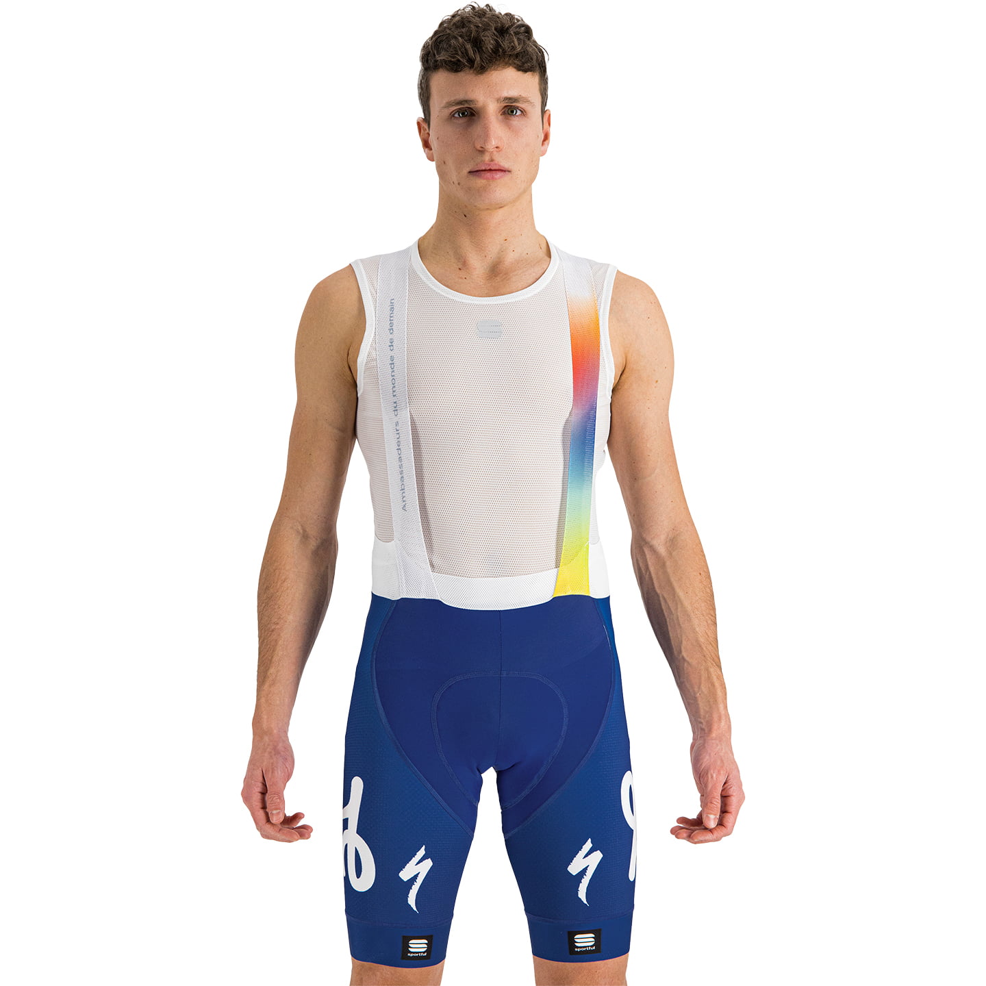 TEAM TOTALENERGIES Pro Race 2023 Bib Shorts, for men, size L, Cycle shorts, Cycling clothing
