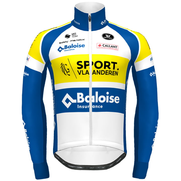 SPORT VLAANDEREN-BALOISE Winter Jacket 2021 Thermal Jacket, for men, size S, Winter jacket, Cycling clothing