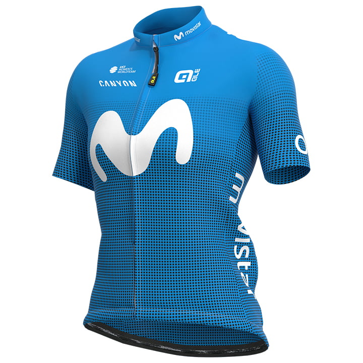 MOVISTAR TEAM Damesshirt 2021 damesfietsshirt, Maat M