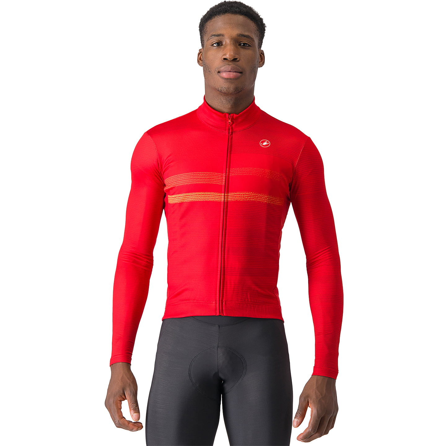 CASTELLI Collapse fietsshirt met lange mouwen, voor heren, Maat 2XL,