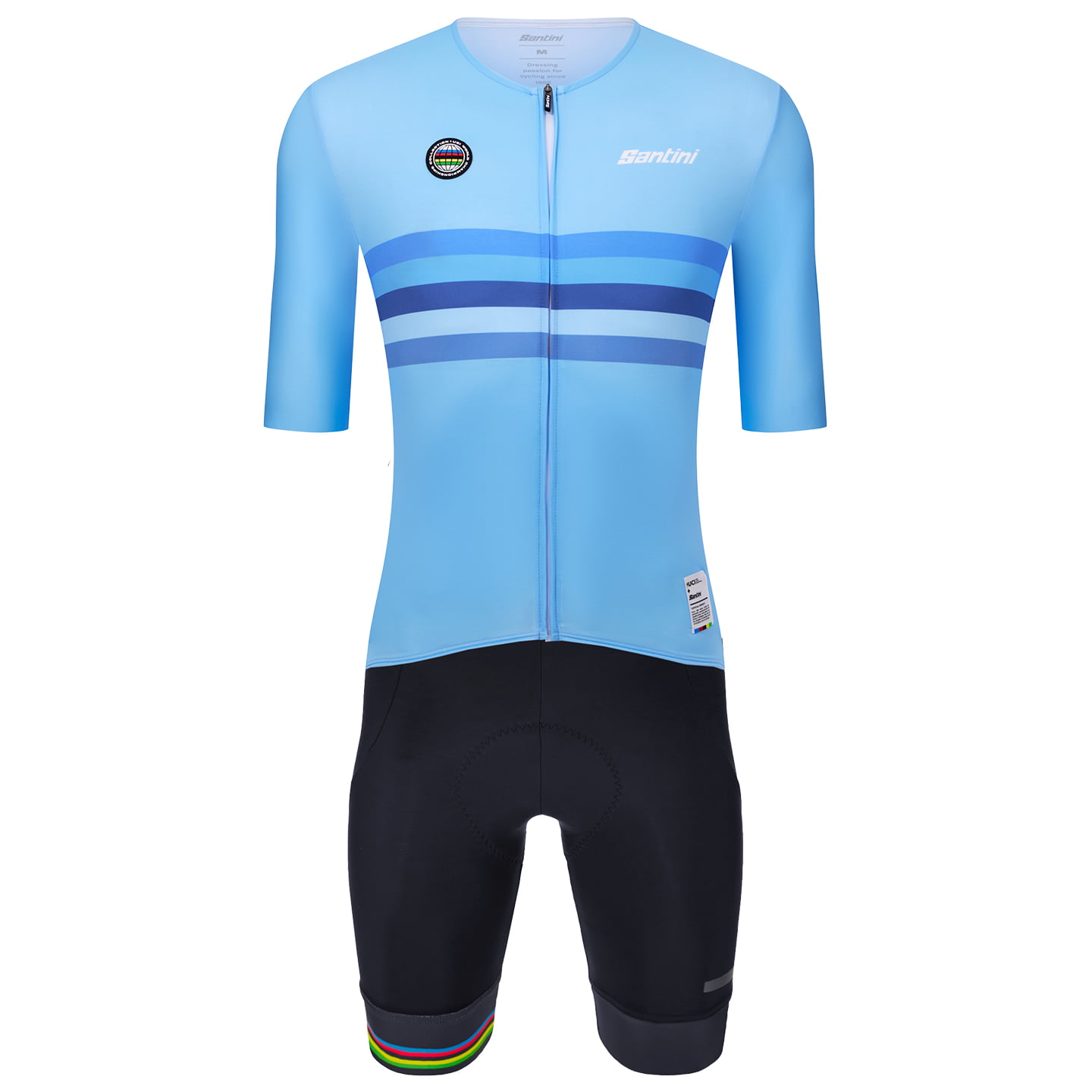 UCI WORLD CHAMPION Nations Line België Set (fietsshirt + fietsbroek) set (2