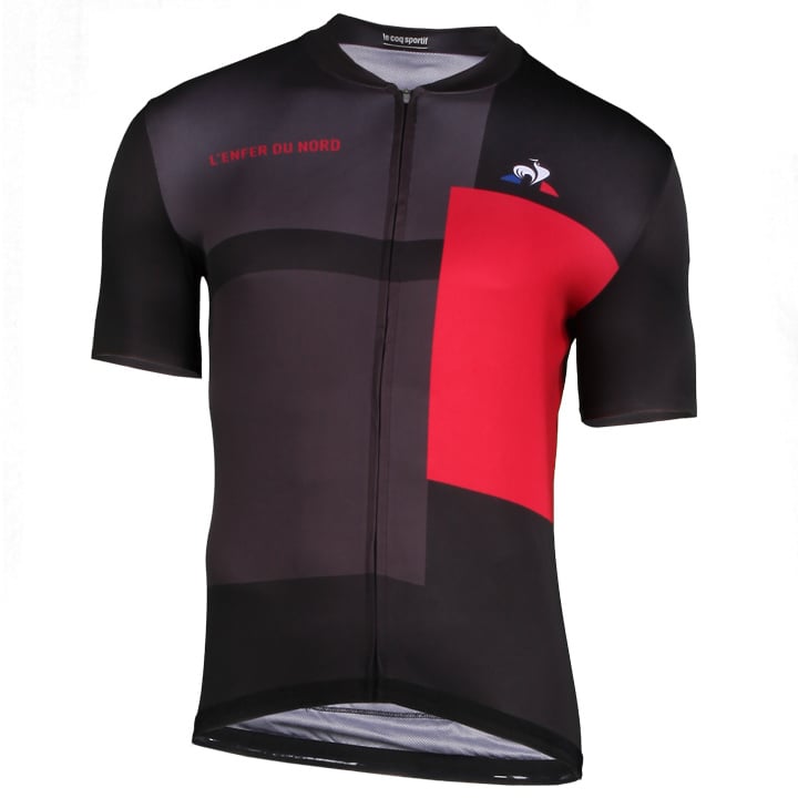 Tour de France L’Enfer Du Nord 2018 Short Sleeve Jersey Short Sleeve Jersey, for men, size XL, Bike Jersey, Cycle gear