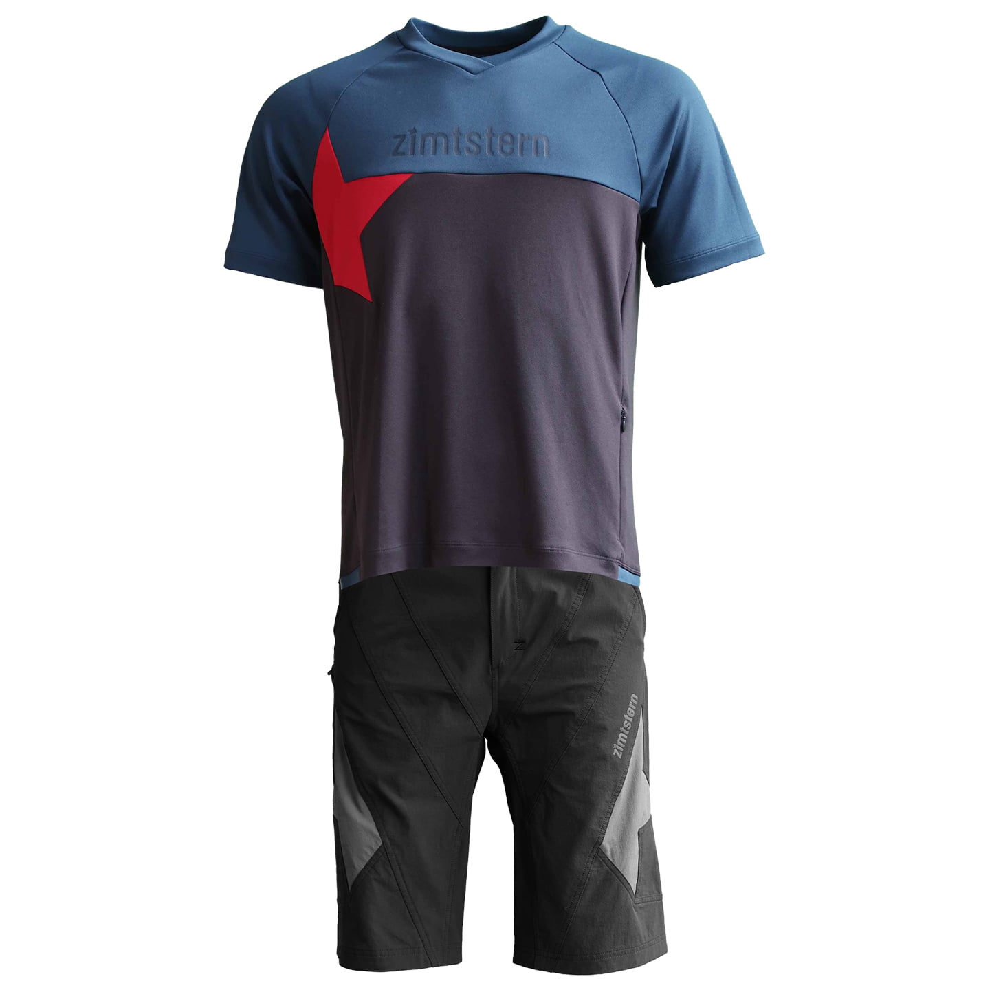 ZIMTSTERN Bulletz Set (fietsshirt + fietsbroek) set (2 artikelen), voor heren