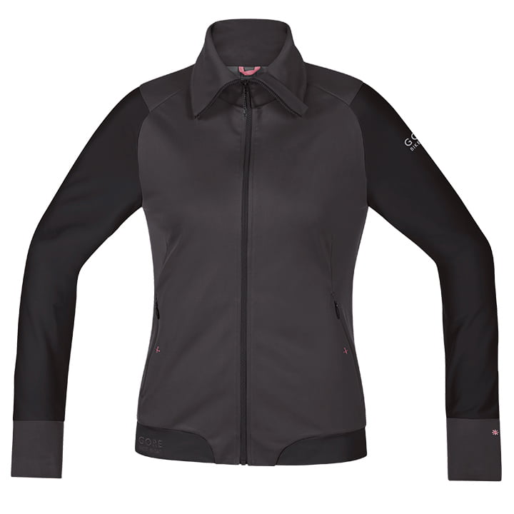 GORE WEAR Power Trail Women’s Wind Jacket, brown-black Women’s Wind Jacket, size 36, Cycle jacket, Bike gear