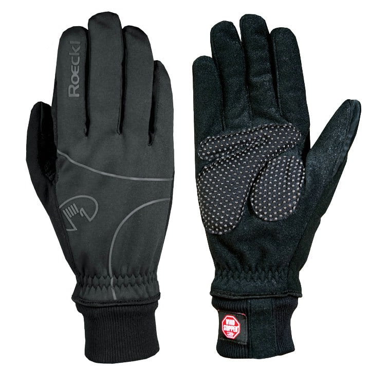 ROECKL Rotenburg, zwart winterhandschoenen, voor heren, Maat 6,5, Fiets handscho