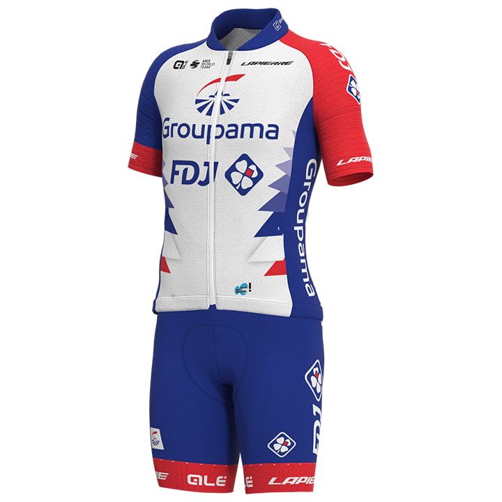 GROUPAMA-FDJ 2022 Children’s Kit (cycling jersey + cycling shorts)