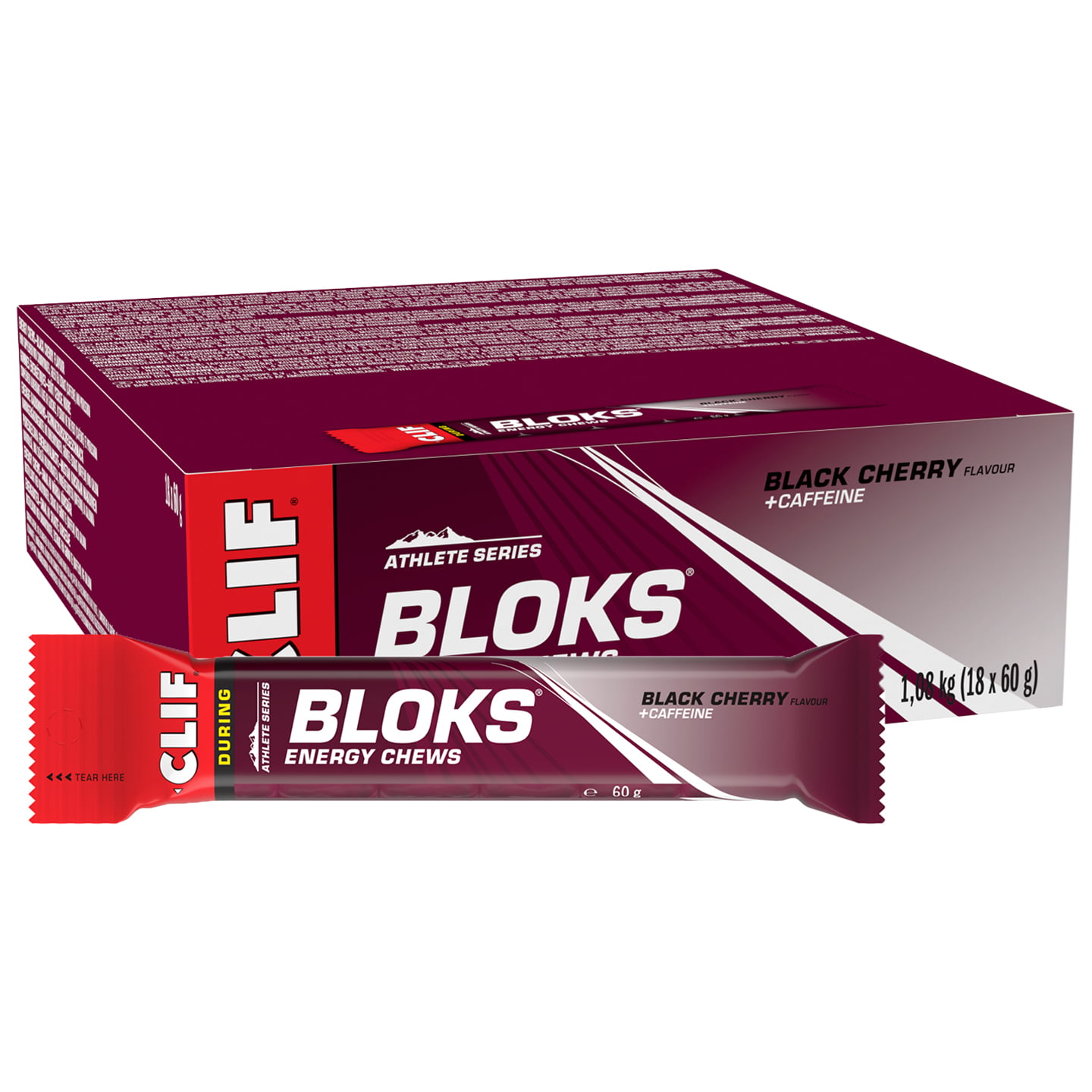 CLIF BAR energie kauwsnoepjes Bloks, Energierepen, Prestatievoeding