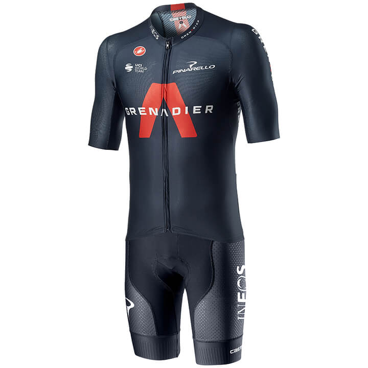 INEOS GRENADIER Aero Race 6.1 2021 Set (fietsshirt + fietsbroek), voor heren, Fi