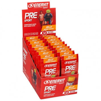 Sport Pre Sport Gel Orange 20 stuks/doos ENERVIT Sport Pre Sport Gel Orange 20 stuks/doos