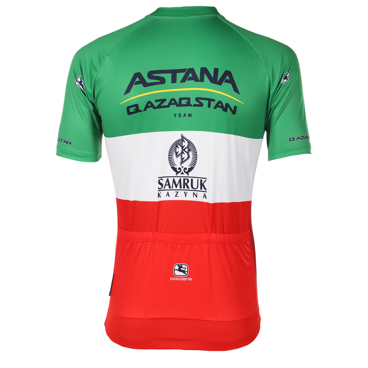 ASTANA QAZAQSTAN TEAM fietsshirt met korte mouwen Italiaanse kampioen 2023