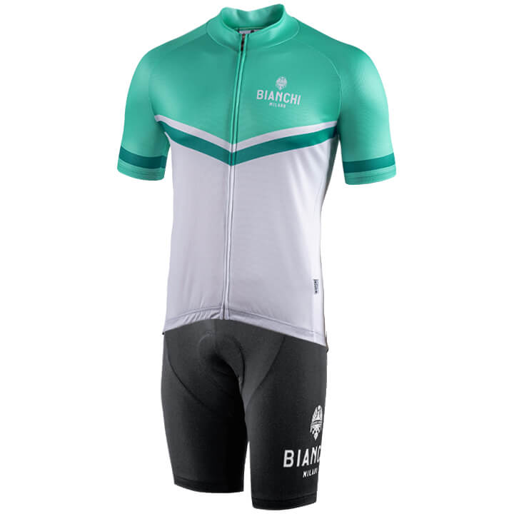 BIANCHI MILANO Ollastu Set (fietsshirt + fietsbroek) set (2 artikelen), voor her