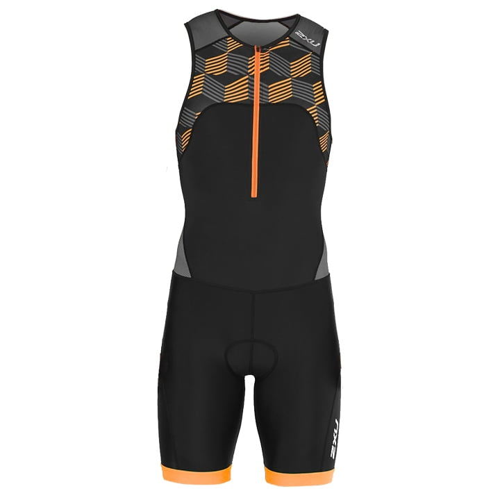 2XU Tri Suit Active triathlonsuit, voor heren, Maat L, Triathlon body, Triathlon
