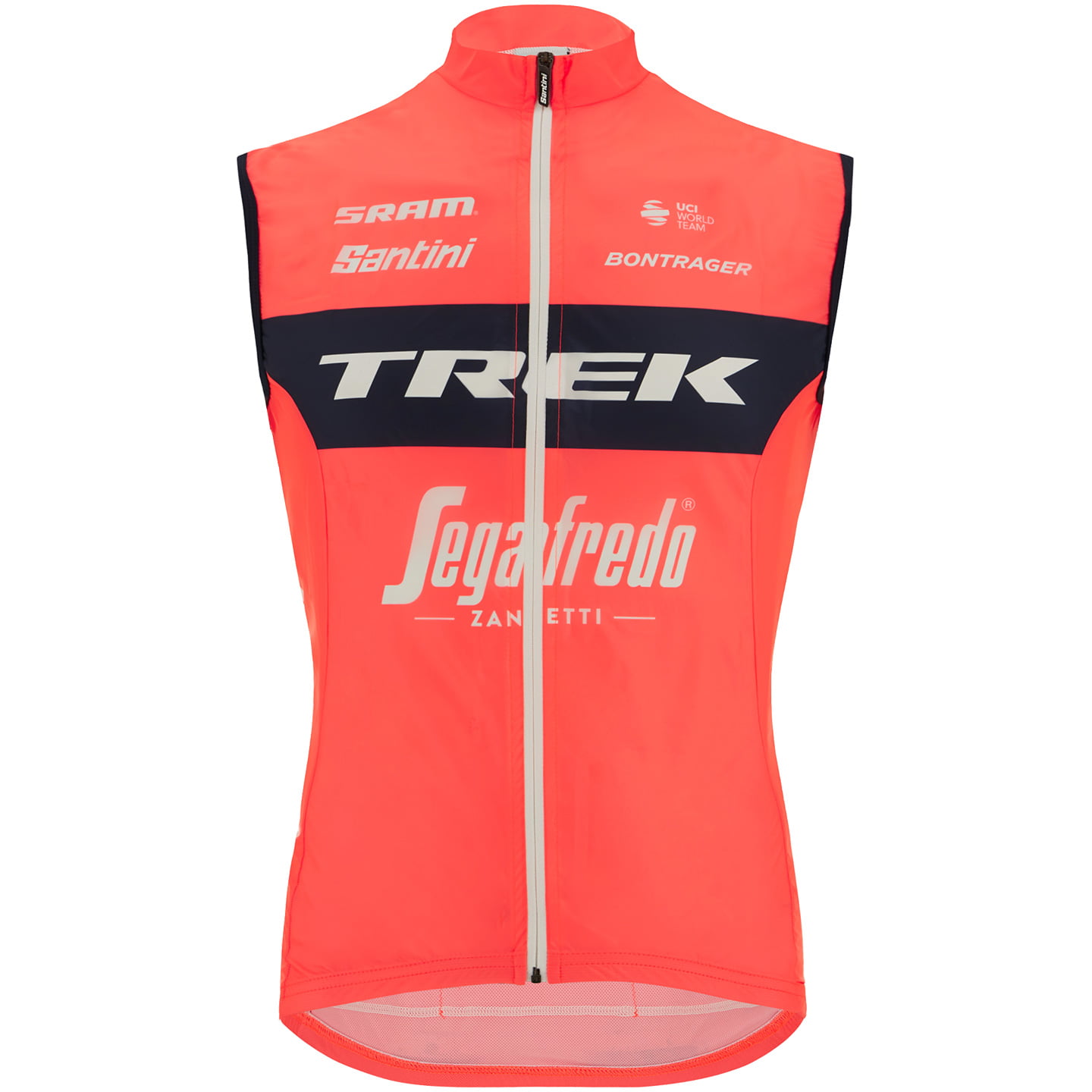 TREK SEGAFREDO Training 2023 Wind Vest, for men, size S, Cycling vest, Cycling clothing