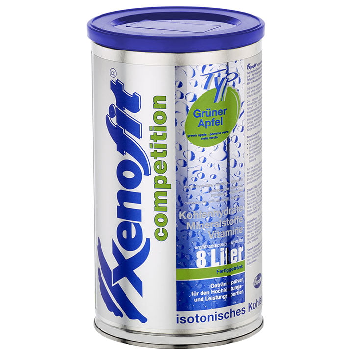 XENOFIT Competition Drink groene appel 672g drank, Sportdrank, Prestatiedrank