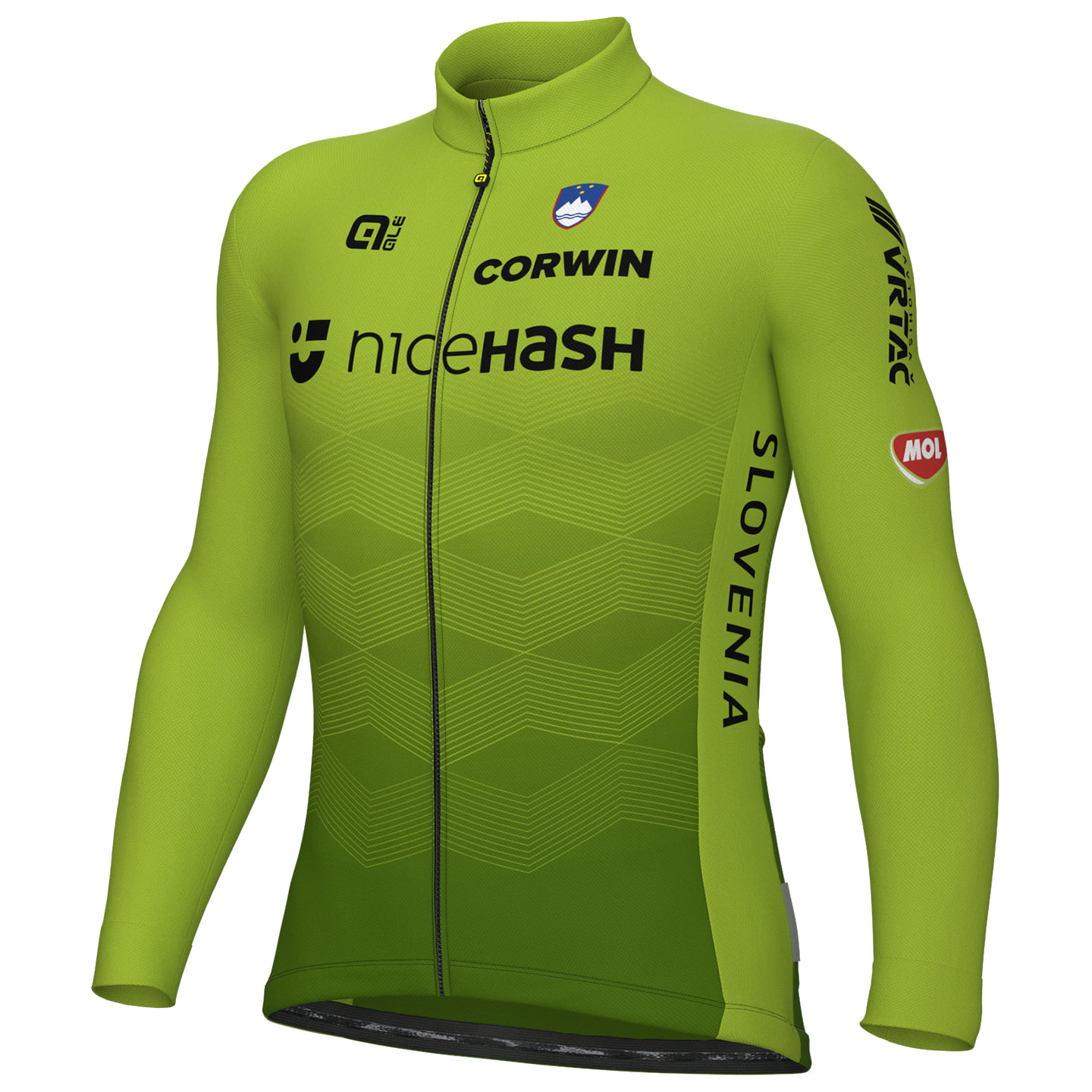 SLOVEENS NATIONAAL TEAMShirt met lange mouwen 2024 fietsshirt met lange mouwen,