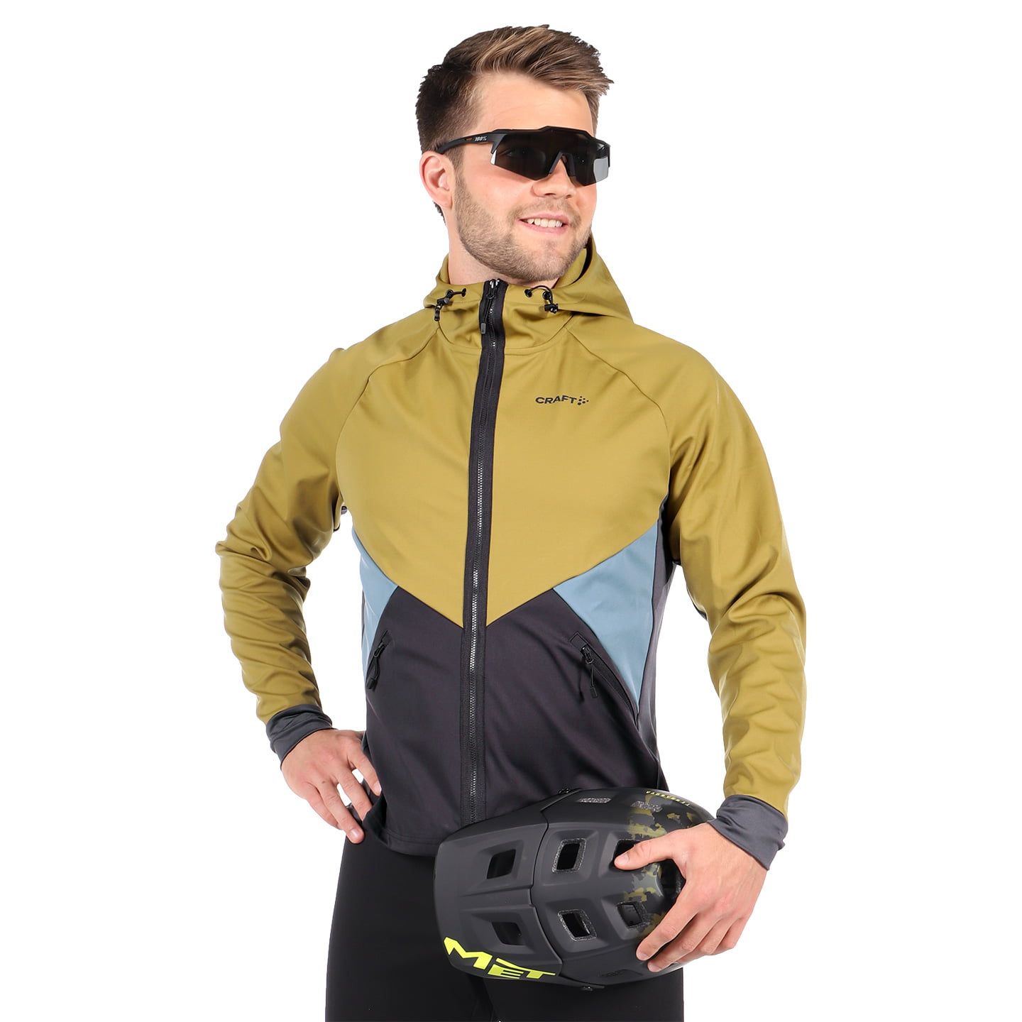 CRAFT Core Glide Hood Winter Jacket Thermal Jacket, for men, size 2XL, Winter jacket, Cycling clothing