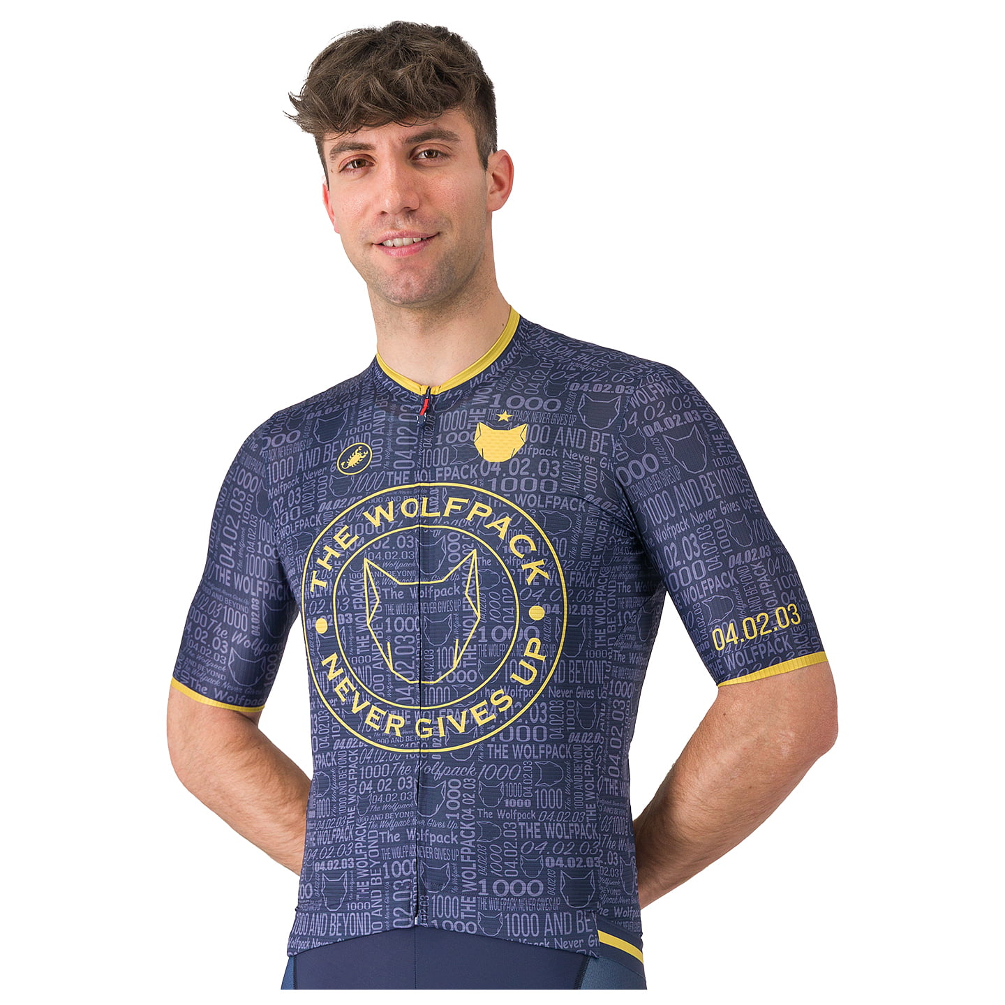 SOUDAL-QUICK-STEP WOLFPACK 1000 Victory fietsshirt met korte mouwen, voor heren,
