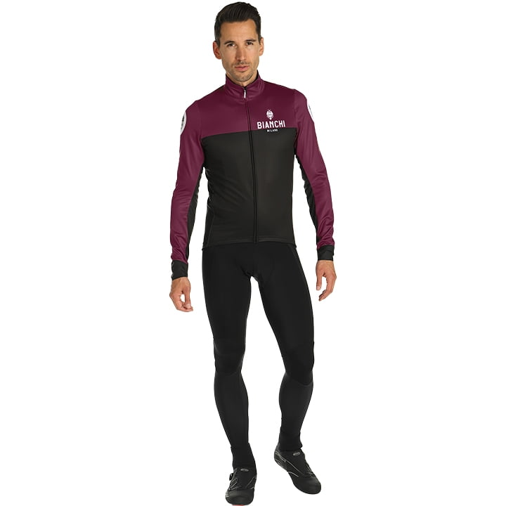 BIANCHI MILANO Delebio Set (winter fietsjack + lange koersbroek) set (2 artikele