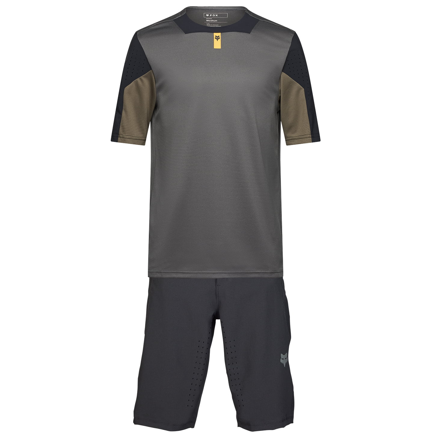 FOX Defend Set (fietsshirt + fietsbroek) set (2 artikelen), voor heren