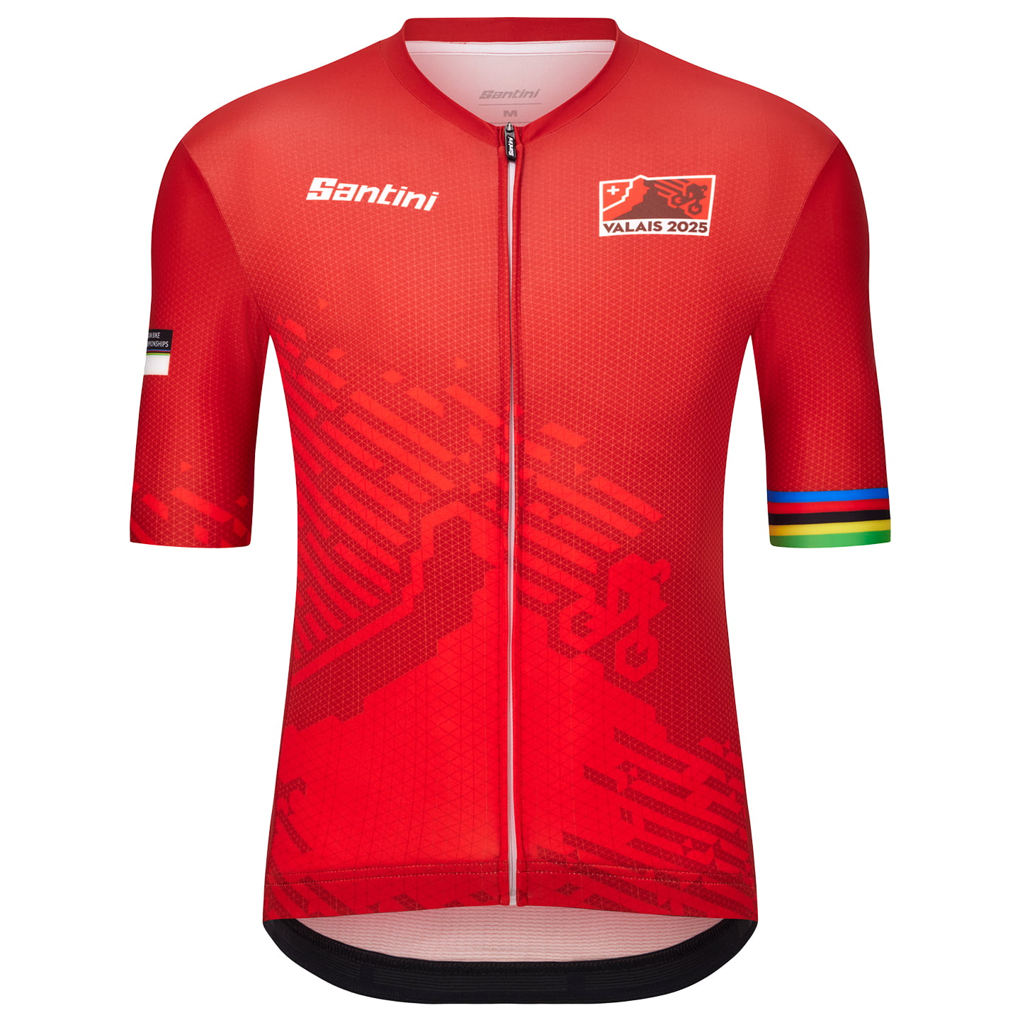 UCI MTB WORLD CHAMPIONSHIPS Valais fietsshirt met korte mouwen, voor heren, Maat