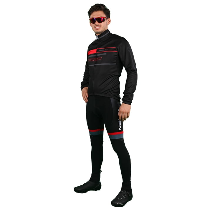 NALINI Classica Set (winter fietsjack + lange koersbroek) set (2 artikelen), voo