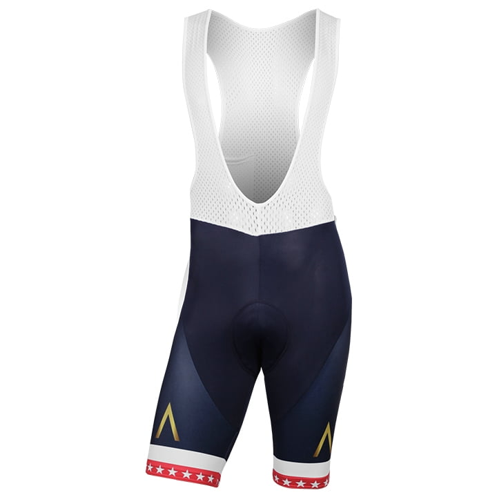 AQUA BLUE SPORT Bib Shorts American Champion 2018, for men, size 2XL, Cycle trousers, Cycle gear