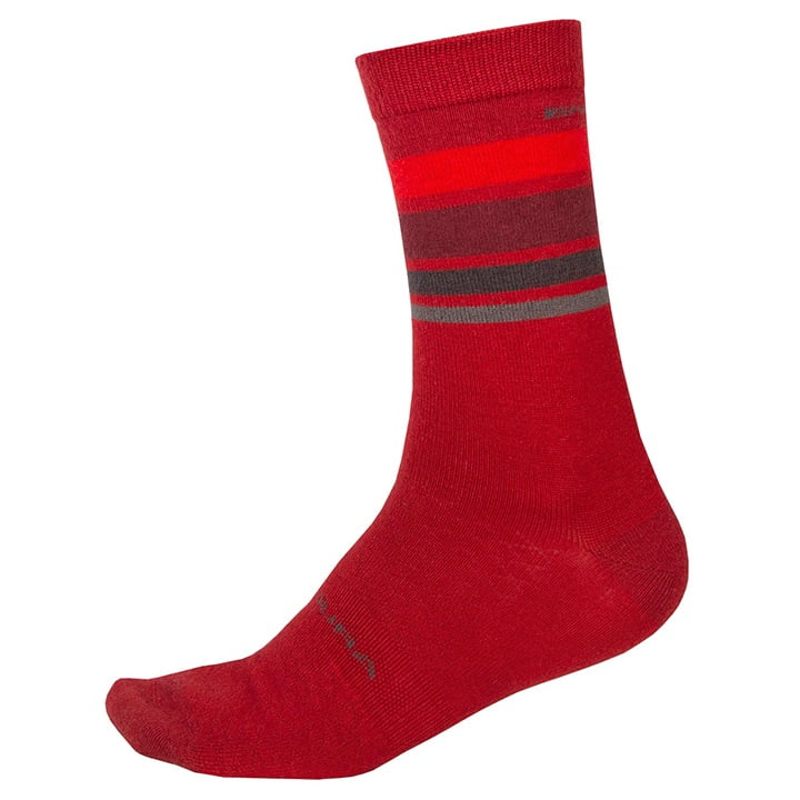 ENDURA Winterfietssokken BaaBaa Merino Stripe winterfietssokken, voor heren, Maa