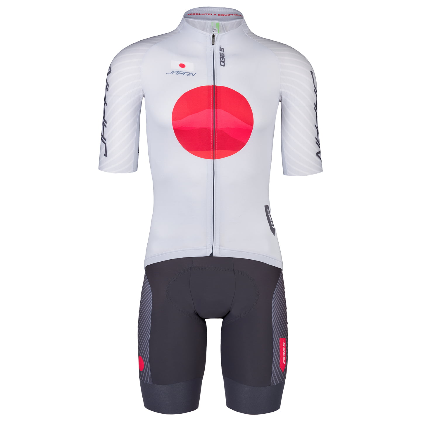 Q36.5 JAPANESE NATIONAL TEAM Set (cycling jersey + cycling shorts) Set (2 pieces), for men, Cycling clothing