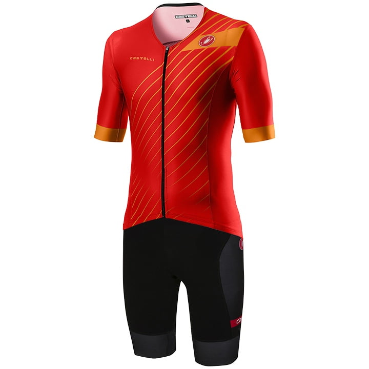 CASTELLI Tri Free Speed 2 Set (fietsshirt + fietsbroek) set (2 artikelen), voor