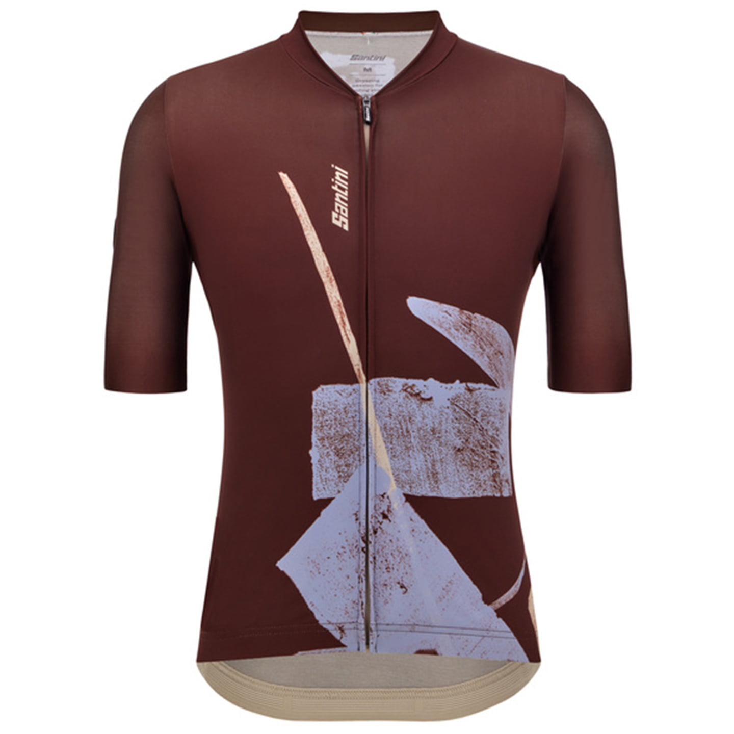 SANTINI Note fietsshirt met korte mouwen, voor heren, Maat 2XL, Wielershirt,
