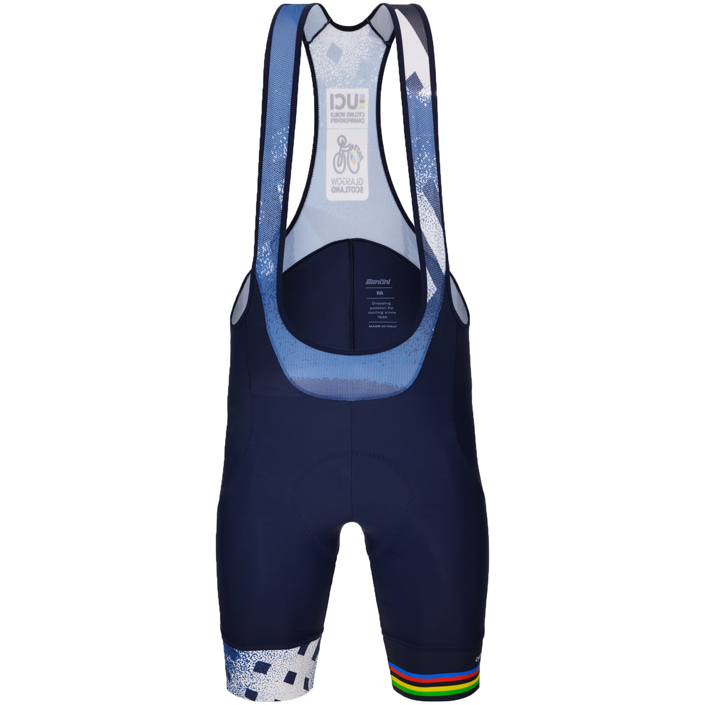 UCI WORLD CHAMPIONSHIP GLASGOW City Grid 2023 Bib Shorts, for men, size 2XL, Cycle trousers, Cycle gear